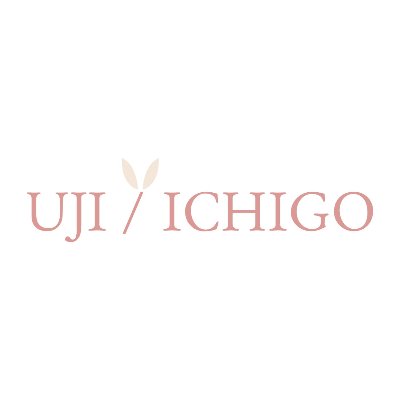 Logo on matcha green