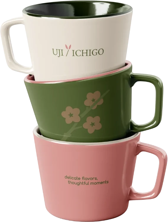 Uji / Ichigo mugs