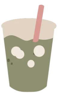 Boba sticker
