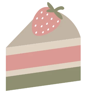 Cake sticker