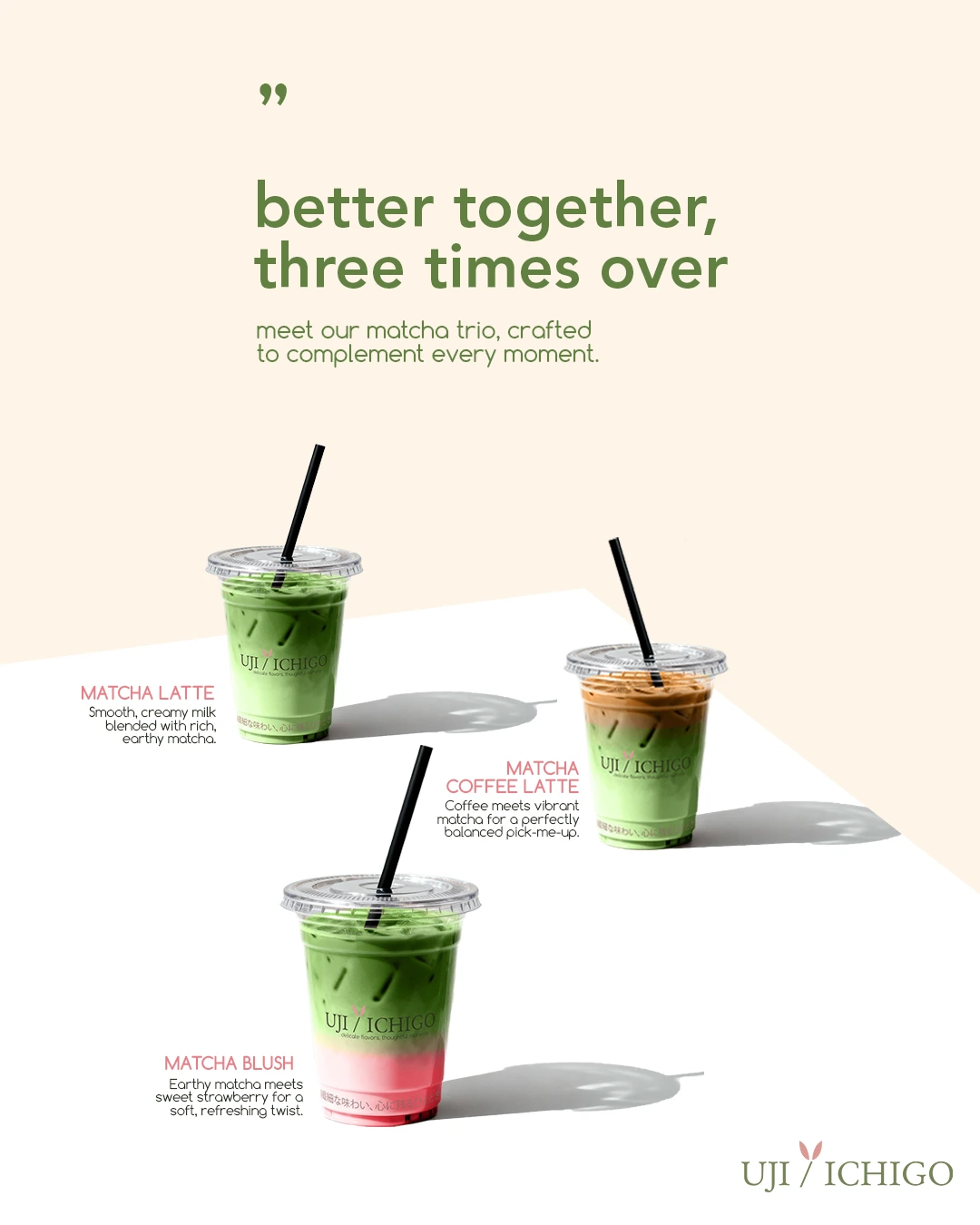 Better together, three times over